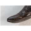 Image 6 : Jony Lama Brown Leather Cowboy Boots - Size 10''