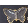 Image 2 : (4) Vintage Butterfly Candy Dishes: (1) 8" x 7.5" (3) 4" x 4.5"