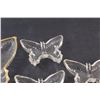 Image 3 : (4) Vintage Butterfly Candy Dishes: (1) 8" x 7.5" (3) 4" x 4.5"
