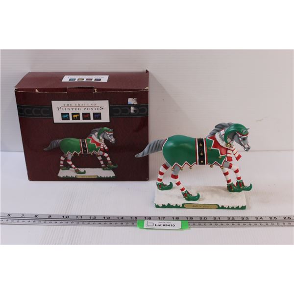 "Bells 'n; Elves" Horse Figurine - Trail of Painted Ponies - in Box - 9" x 6.5"