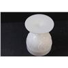 Image 5 : Flint Milk Glass Footed Base Open Sugar Bowl (1870's Era) - 5" x 4"