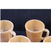 Image 2 : (7) Fire King Peach Lustre Vintage Mugs Set