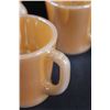 Image 5 : (7) Fire King Peach Lustre Vintage Mugs Set