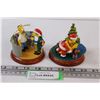 Image 1 : (2) The Simpsons Christmas Ornaments - 4" x 3"