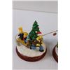 Image 2 : (2) The Simpsons Christmas Ornaments - 4" x 3"