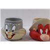 Image 2 : (3) Looney Tunes Mugs: Bugs Bunny, Taz, Yosemite Sam