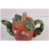 Image 6 : (3) Fruit Tea Pots : Apple & Orange