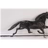 Image 3 : Metal Horse Weather Vane - 21" x 8" - Some Wear, as is