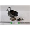 Image 1 : Antique Silver Plated Sugar Scuttle & Scoop