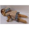 Image 6 : Antique Girl Baby Doll - Composition Head & Arms, Cloth Body
