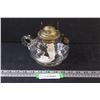 Image 1 : Eagle Clear Glass Kerosene Lamp Base - 6" x 5"