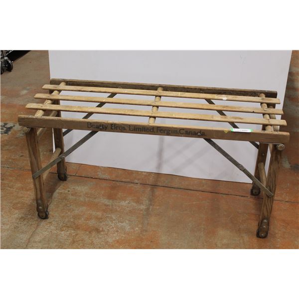 *Beatty Bros. Ltd. Folding Wash Tub Bench- 42" x 16"