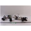 Image 1 : (4) Fishing Reels: Johnson, Okuma, Zebco, Penn Monofil, as is
