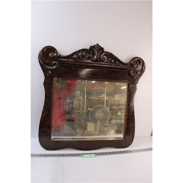 * Antique Mirror - Some Wear, as is - 27" x 27.5"