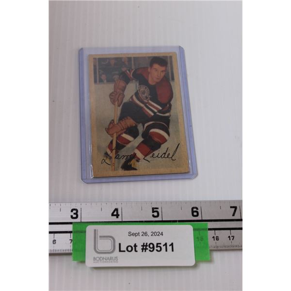 Larry Zeidel 1953-54 Parkhurst Hockey Card