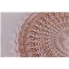 Image 2 : Vintage Pink Depression Glass Platter "Buttons & Bows" Jeanette Glass Co. - 10"