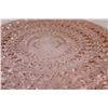Image 4 : Vintage Pink Depression Glass Platter "Buttons & Bows" Jeanette Glass Co. - 10"