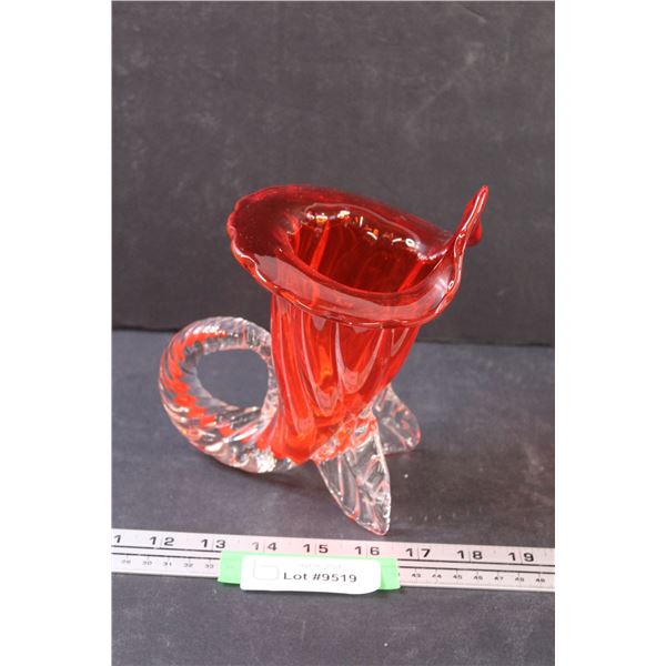MCM Art Glass "Horn of Plenty" - 5.5" x 8"