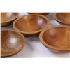 Image 2 : (6) Barbocraftcraft Wood Salad Bowls - Never Used States Consigner