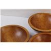 Image 3 : (6) Barbocraftcraft Wood Salad Bowls - Never Used States Consigner