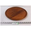Image 1 : Baribo Maid Wood Serving Board/Cutting Board - 13" Diameter