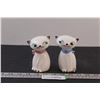Image 1 : Holt Howard 1958 Salt & Pepper Shaker Kitten Set - 4.25" Tall - Made in Japan