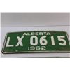 Image 3 : Pair of Alberta License Plates: 1962