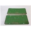 Image 4 : Pair of Alberta License Plates: 1962