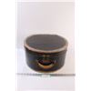 Image 1 : Antique Hat Box - 16" x 9" - Some Wear
