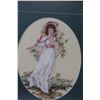 Image 3 : (2) French Renaissance Pink Lady and Blue Boy Cross Stitching Pictures in Frame - 17" x 19"