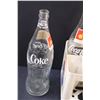 Image 4 : (6) Vintage Coca Cola & Pepsi 1 Litre Glass Bottles & Pepsi Plastic Carrier