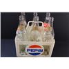 Image 6 : (6) Vintage Coca Cola & Pepsi 1 Litre Glass Bottles & Pepsi Plastic Carrier