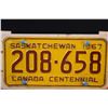 Image 2 : Saskatchewan License Plate - 1968