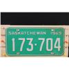 Image 2 : Saskatchewan License Plate - 1969