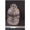 Image 1 : Clear Glass Dominion Rope Finger Jug - 12" x 8"