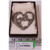 Image 1 : Heart Metal Decor Art - 3.75"