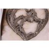 Image 3 : Heart Metal Decor Art - 3.75"