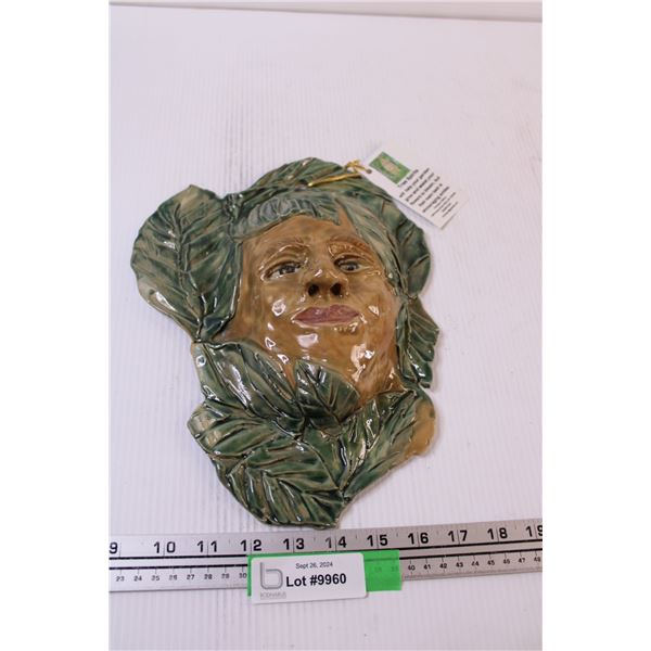 Tree Spirits Ceramic Cast Decor - 12" x 9"