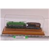 Image 1 : (2) Model Train Cars in Showcase - 12" x 5" x 4"