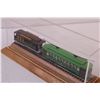 Image 4 : (2) Model Train Cars in Showcase - 12" x 5" x 4"