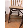 Image 7 : *(4) Antique Wood Chairs - Some Wear - Seat: 14" x 16", Height 36"