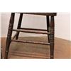 Image 6 : *(2) Antique Wood Chairs - Some Wear - Seat: 14.5" x 13" , Height 37"