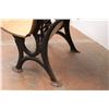 Image 3 : *Antique School Desk w/Cast Iron Base & Wood - 23" x 31" x 24"