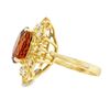 Image 2 : Citrine, Sapphire & Diamond Ring