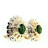 Image 2 : Bezel Set Chrome Diopside Earrings