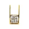 Image 2 : Princess Cut Diamond Slide Pendant
