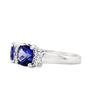 Image 2 : Platinum Diamond & Tanzanite Ring
