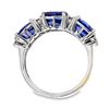 Image 3 : Platinum Diamond & Tanzanite Ring