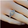 Image 4 : Two-Tone Gold Fancy Yellow Diamond Halo Ring