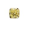 Image 1 : GIA Fancy Yellow 0.58 CT SQ/CU Cut Loose Diamond
